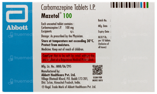 Mazetol 100 Tablet 10